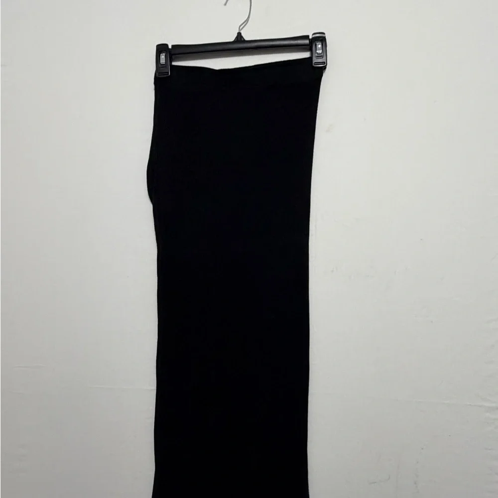 Lulus Black Ruched women’s size XS Maxi Skirt (A348)✨